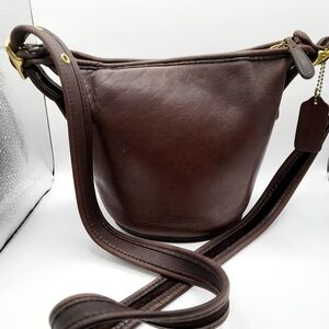 Coach Brown Leather Crossbody Bag
